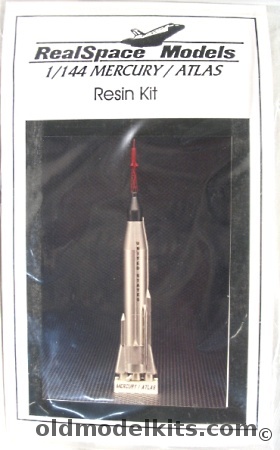 Realspace 1/144 Mercury-Atlas plastic model kit